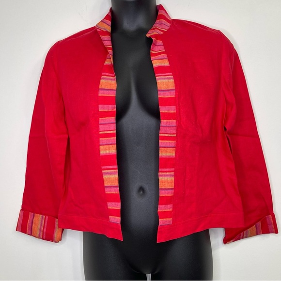 Willi Smith Women’s Linen Jacket - Picture 1 of 6